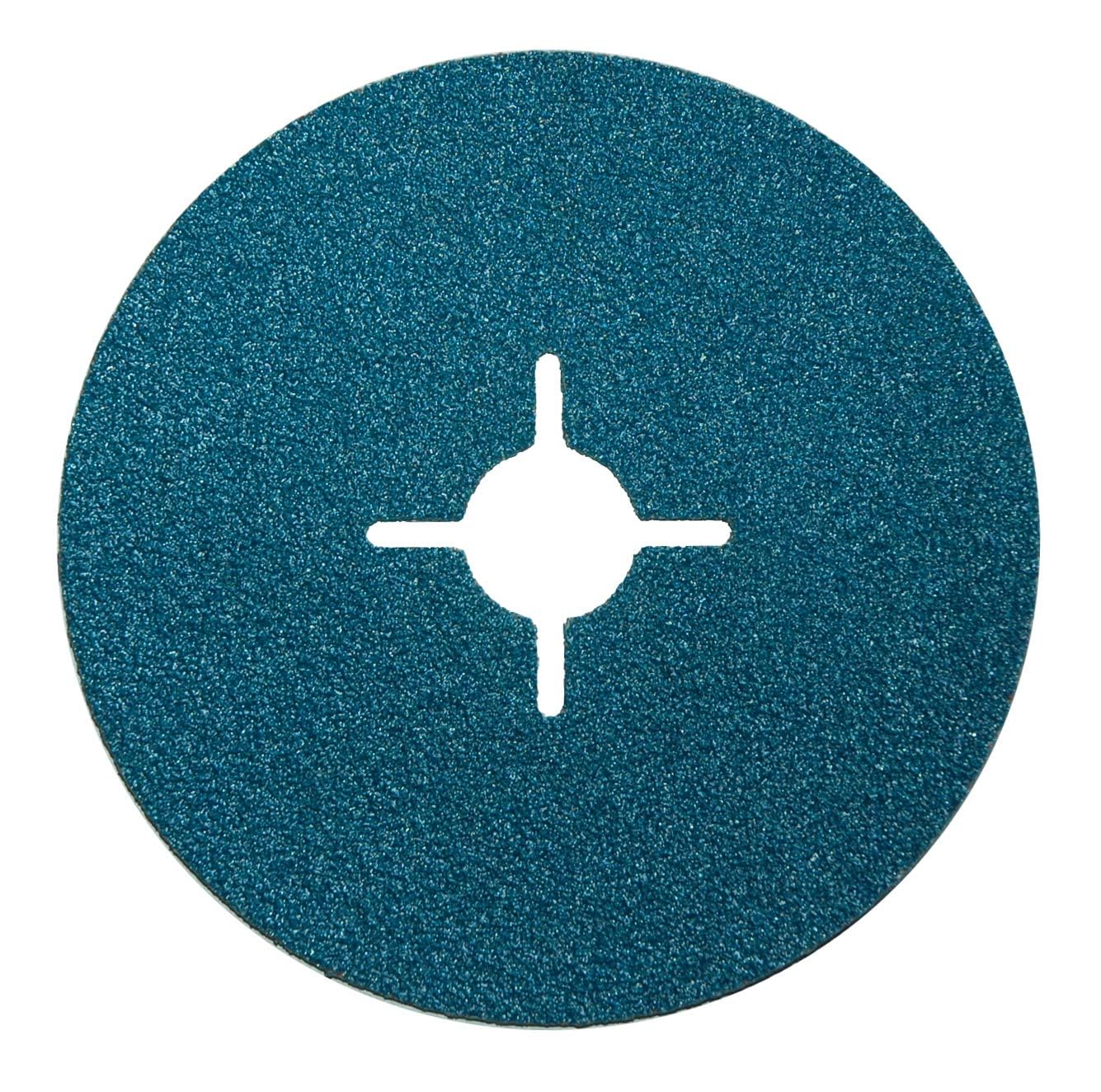Lot de 50 disques abrasifs en fibre de 125 mm - Grain = 120 F - Papier abrasif pour meuleuse d'angle