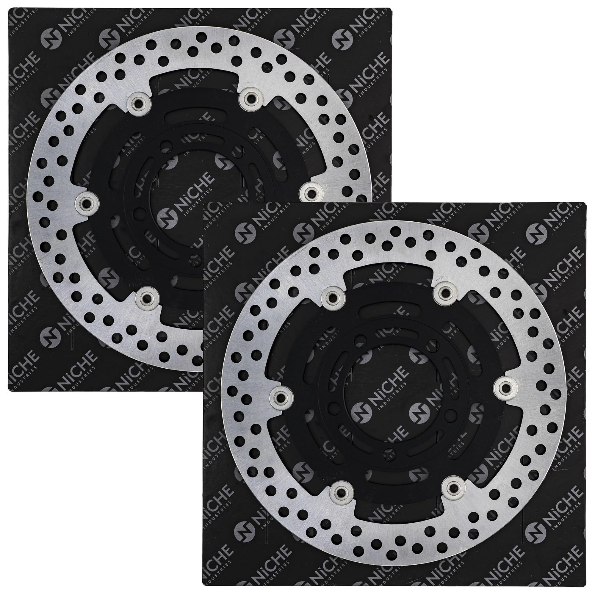 NICHE Front Brake Rotor Set For Kawasaki Ninja ZX6R ZX6RR ZX600