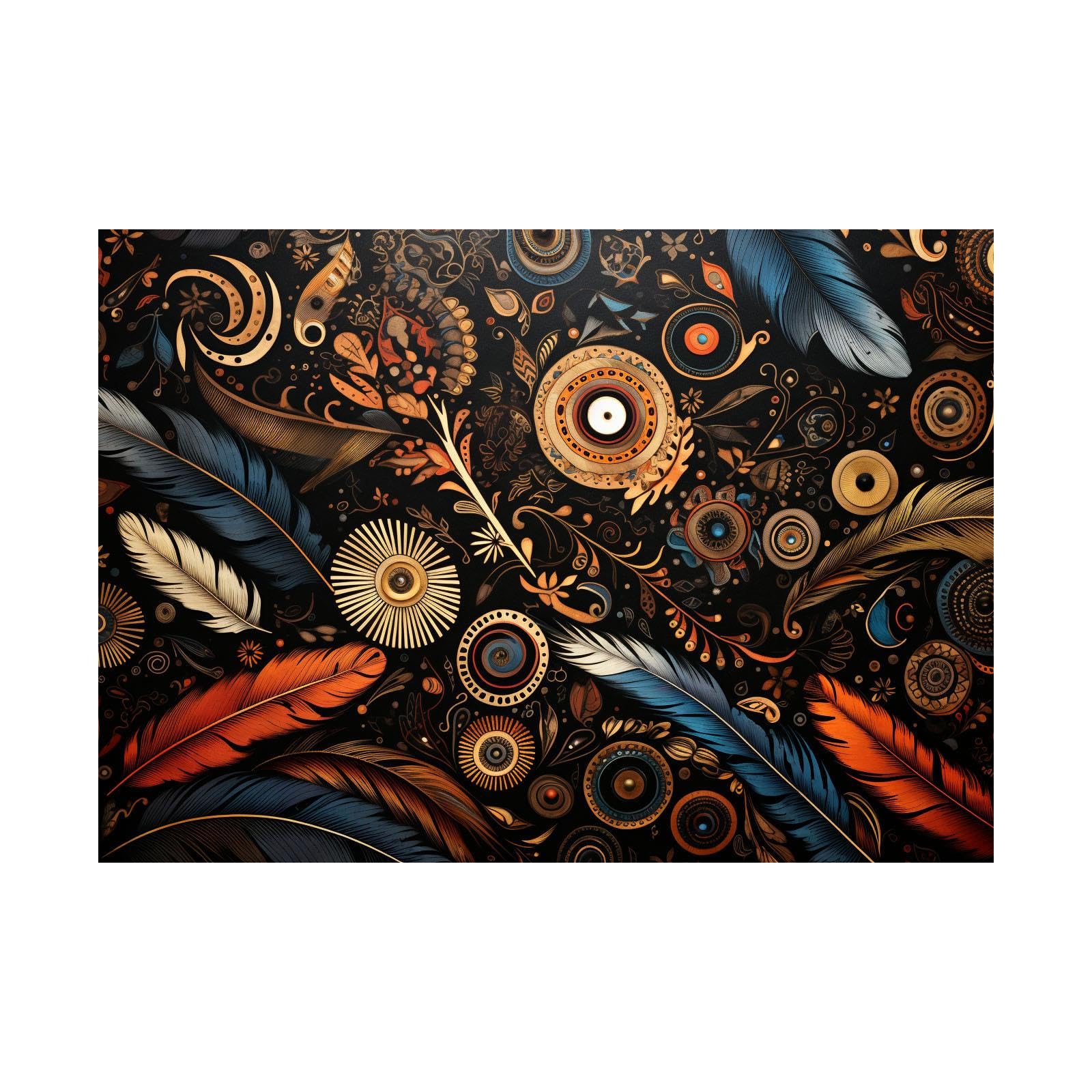 Arte de pared bohemio GFDJKHT lienzo abstracto para renovar paredes de dormitorios 8
