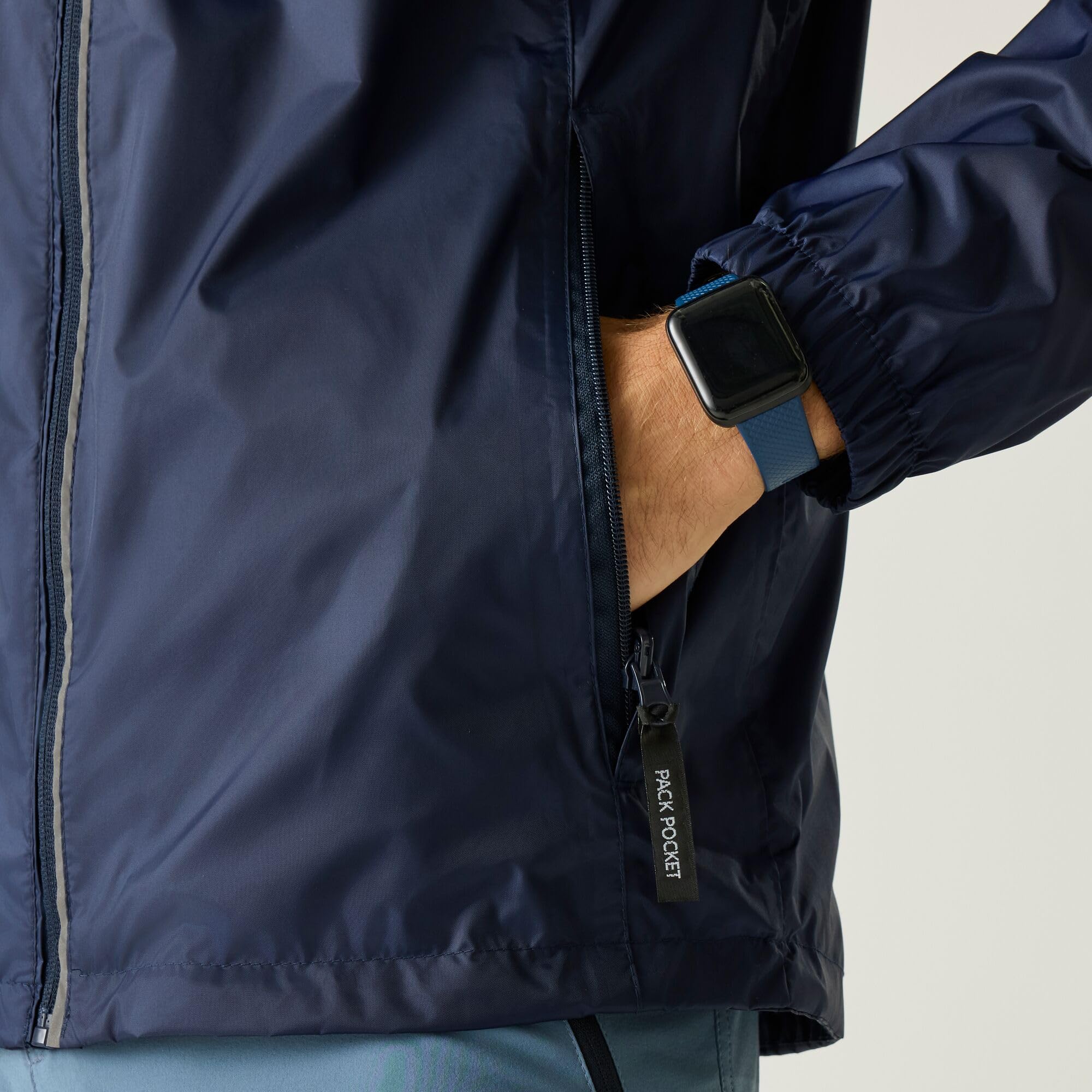 Regatta Chubasquero Lyle IV Impermeable Y Transpirable Con Forro de Malla Oculta Con Capucha Y Cubierta Activa Jackets Waterproof Shell Hombre (Pack de 1)