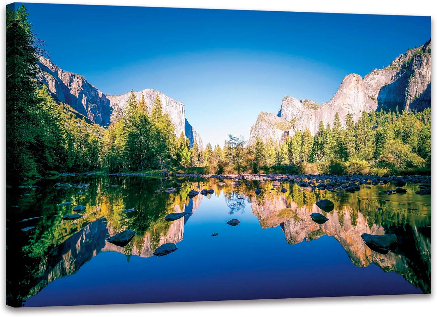 SKASNFAI Yosemite National Park Canvas Wall Art Forest