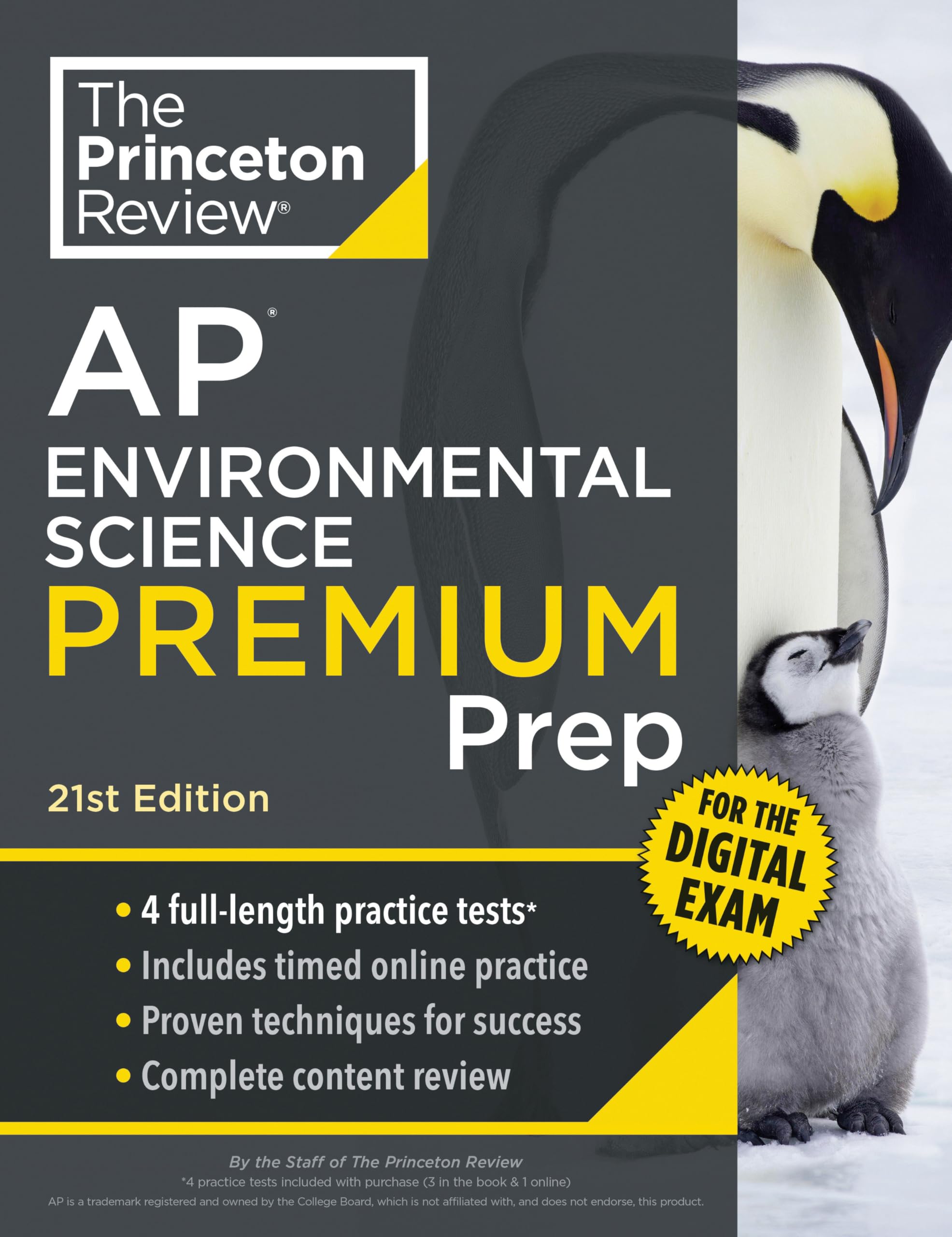 Princeton Review AP Environmental Science Premium Prep, 21st Edition: 5 Practice Tests + Digital Practice Online + Content Review (College Test Preparation, Ap Premium)