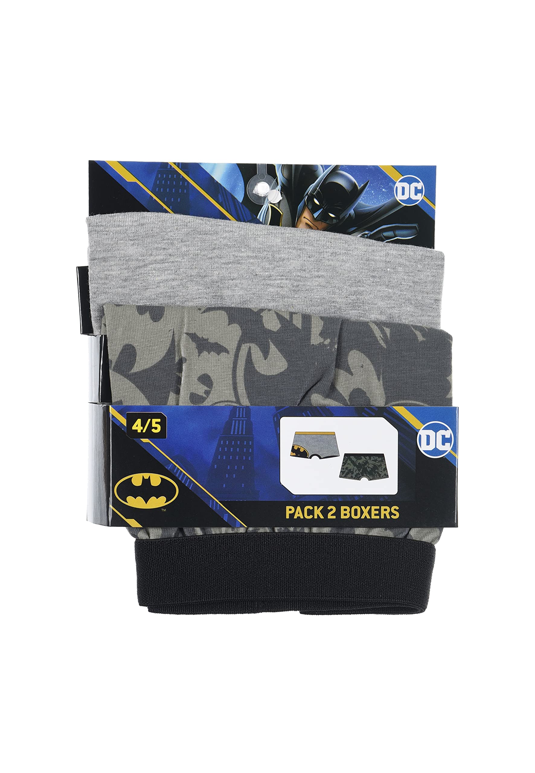 Sun City Batman Jungen Kinder Unterhosen Boxershorts Set 2 TLG, Größe Kids:104-110