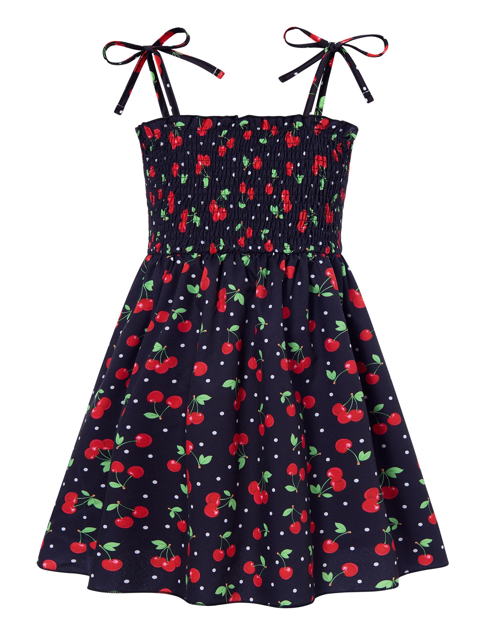 Vieille Toddler Baby Girls Summer Dress Sling Straps Princess Sundress Floral Printed Casual Beach Holiday Dress 1-6 Years