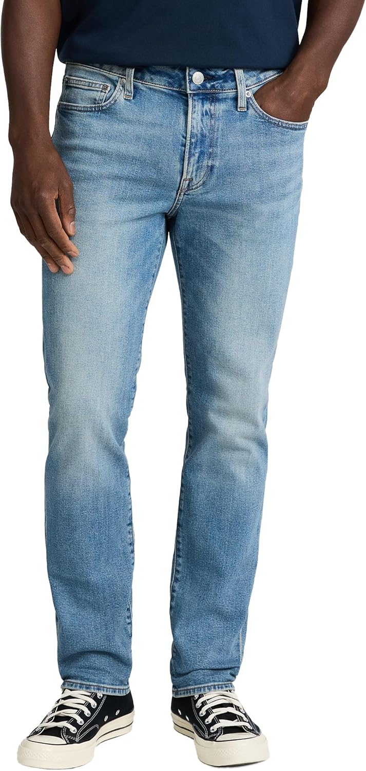 EXPRESS Men’s Slim Stretch Jeans – Tailored Fit Denim, Medium Wash