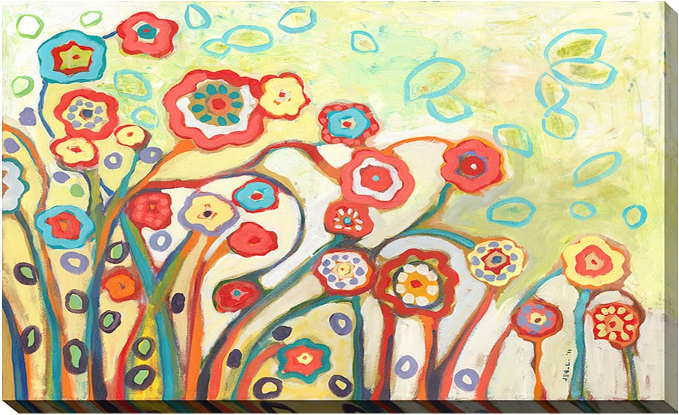 Picture Perfect International Giclee Stretched Wall Art by Jennifer Lommers The Garden Of My Dreams artists-canvas, 18" x 30" x 1"