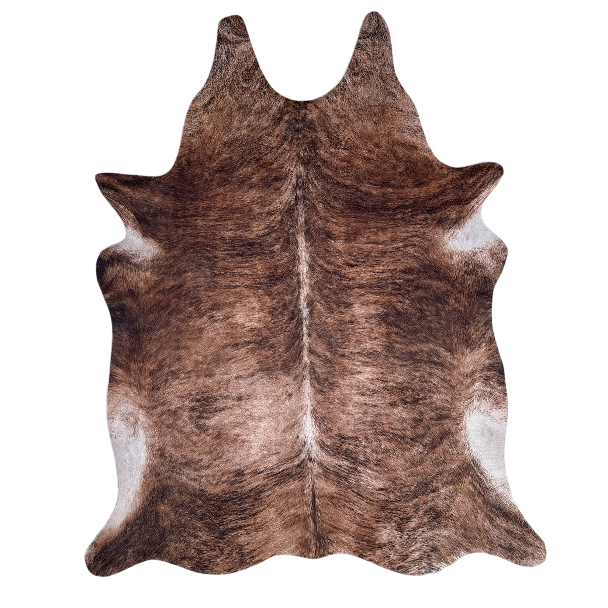 Tappeto Cavallino Sintetico Scamosciato 125x155 cm – Effetto Pelle Stampata in Digitale HD – Tappeto Moderno Finta Pelle per Soggiorno Camera da Letto Design Elegante (Cavallo)