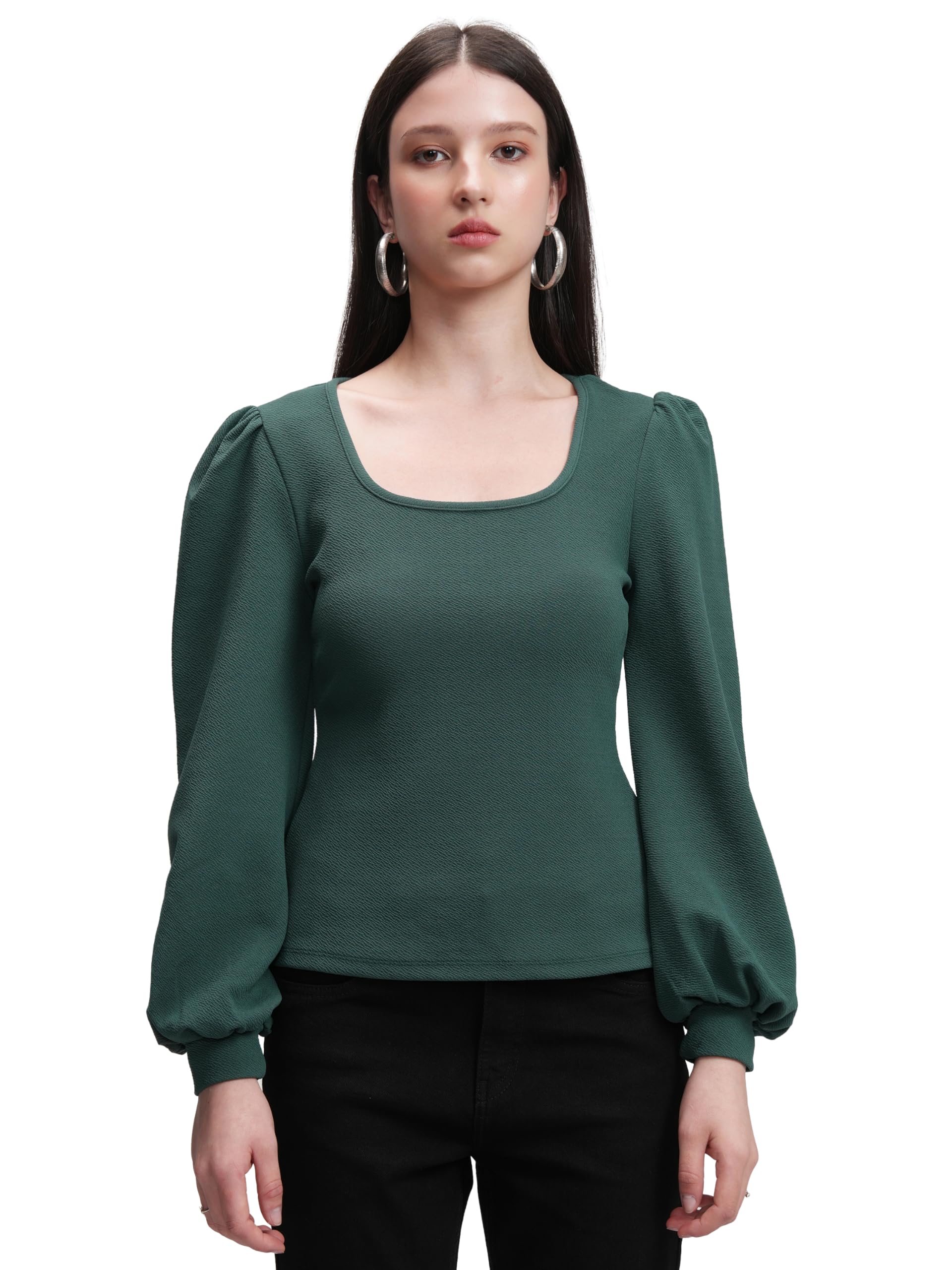 tokyo talkies Women's Solid Regular Fit Shirt-picture-23