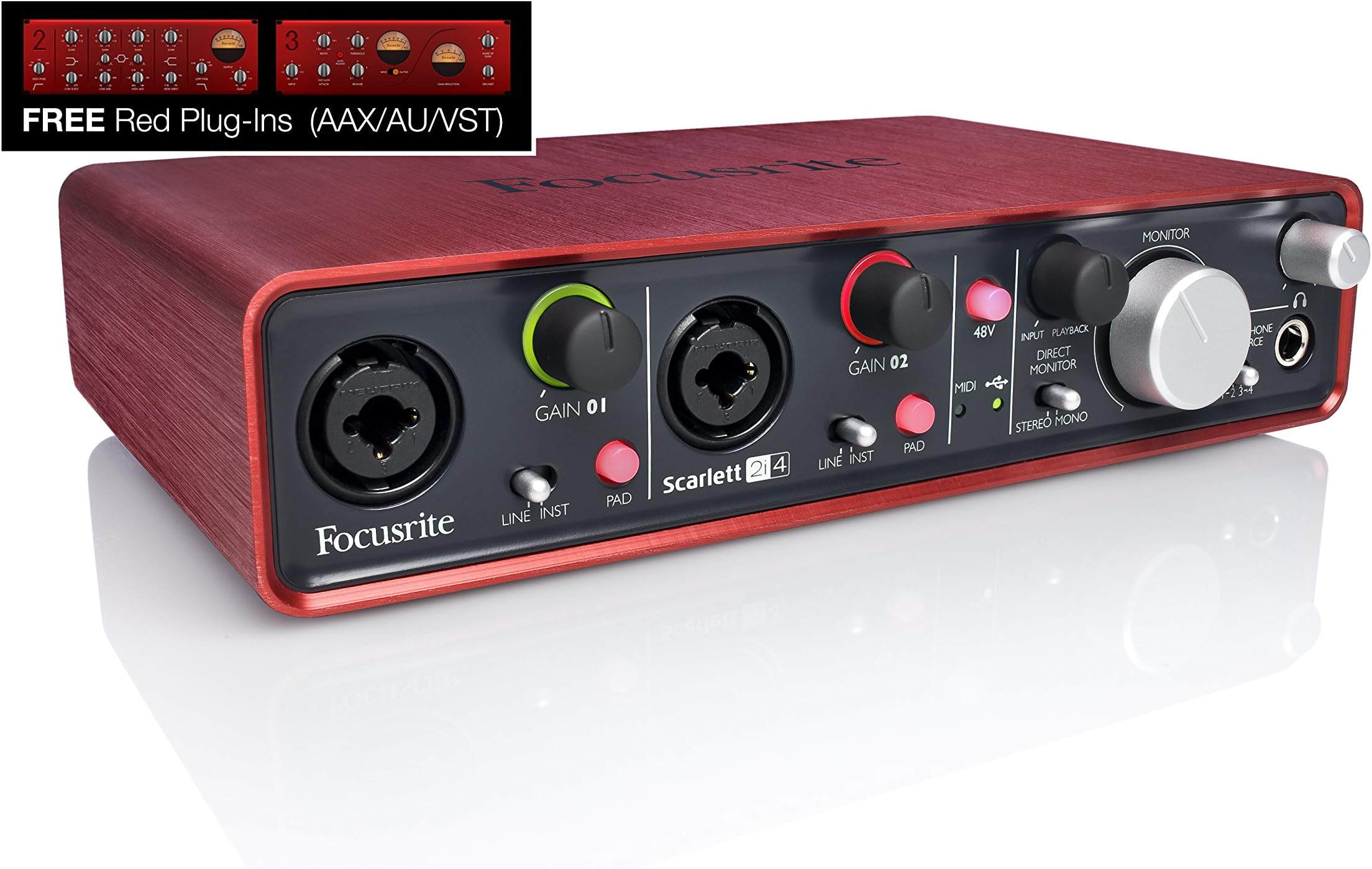 Focusrite Scarlett 2i4 (1st Gen) USB Audio Interface