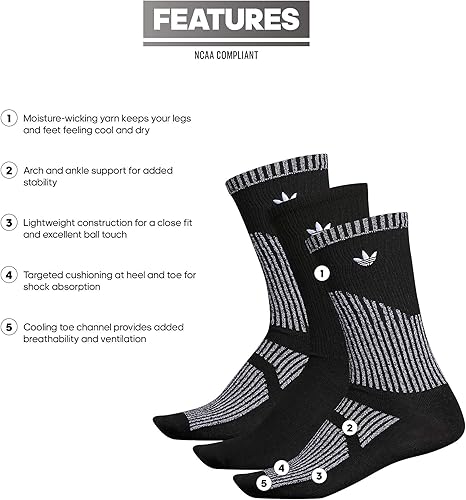 Miniatura 2 de adidas Mundial Zone Cushion Soccer Socks for Boys, Girls, Men and Women (1-Pair)