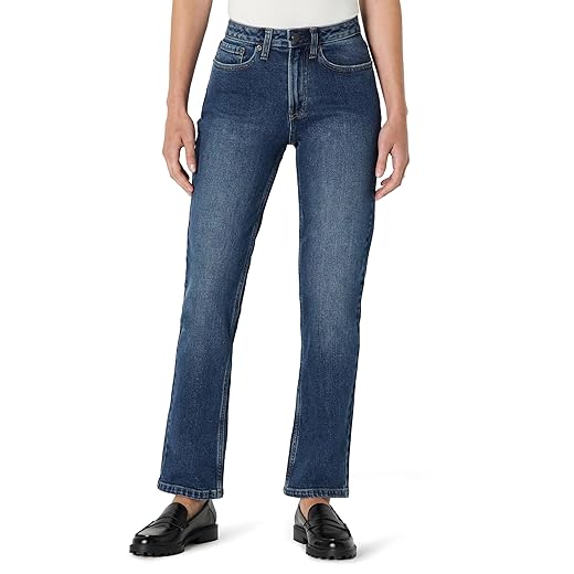 Amazon Essentials High‑Rise Straight Jean