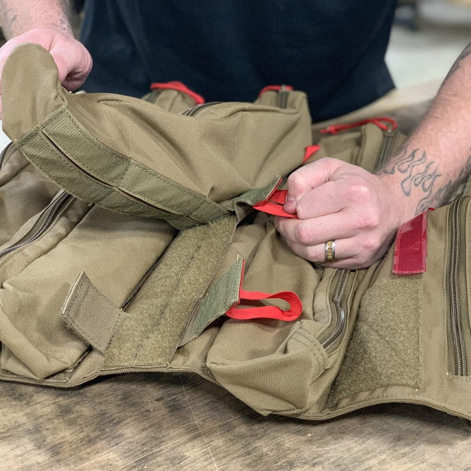 Best Seller Atlas 46 Williamsburg Quick Detach Base - AIMS System Quick Tool Roll - Coyote Brown