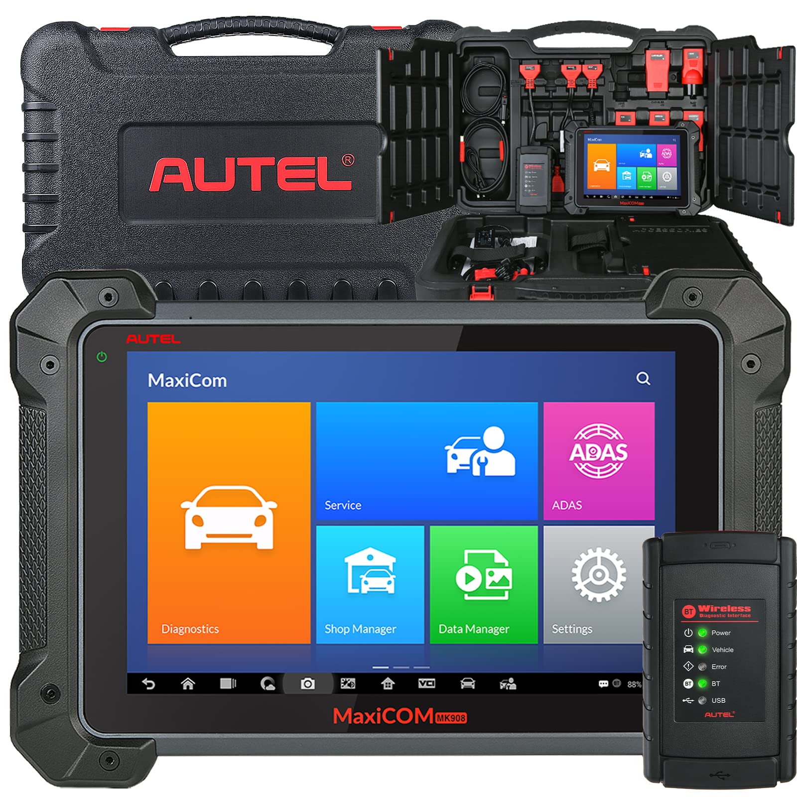 Amazon.co.jp: Autel MaxiCOM MK908 カー診断ツール ECU コーディング