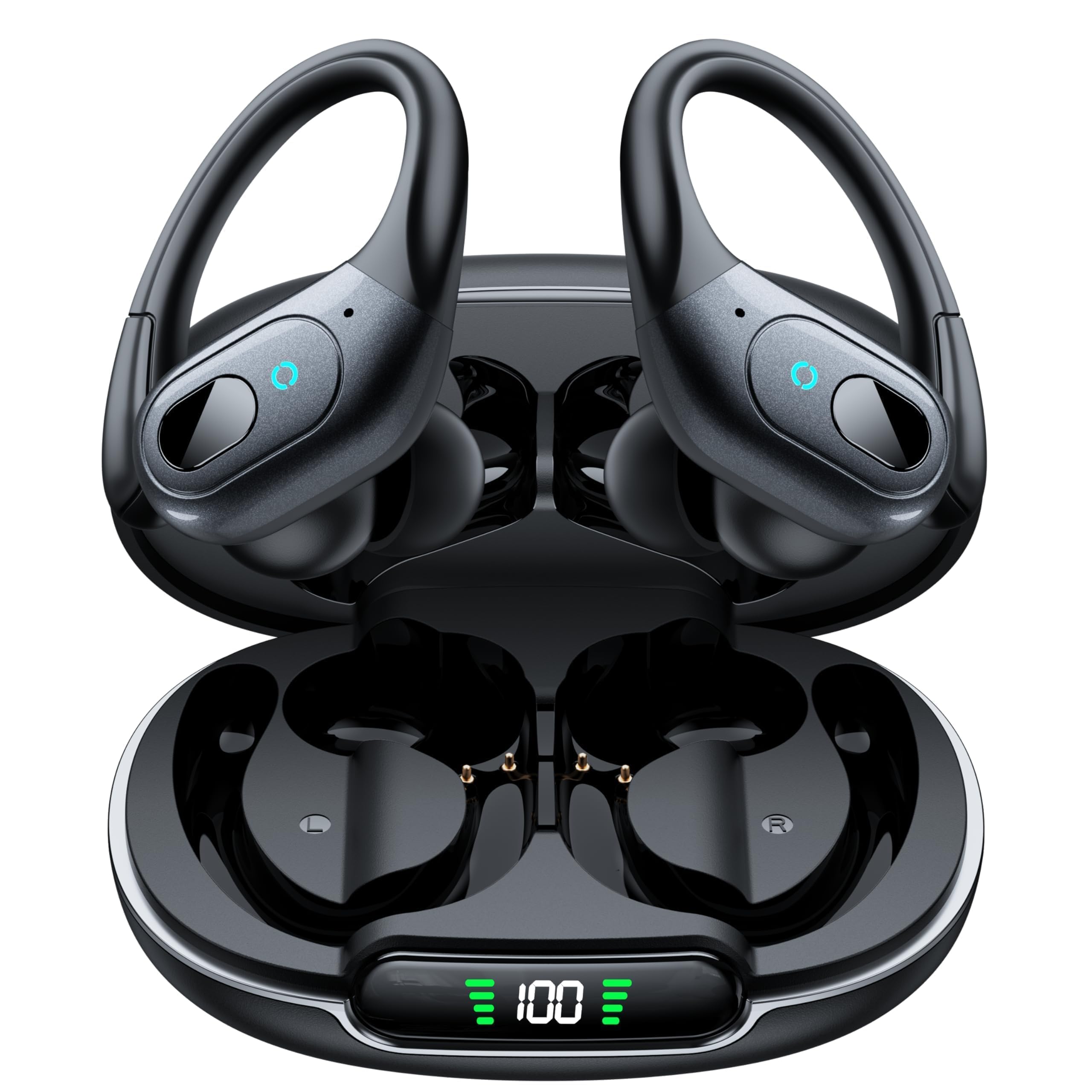 occiam Active Noise Cancelling Earbuds Wireless Bluetooth Headphones T19