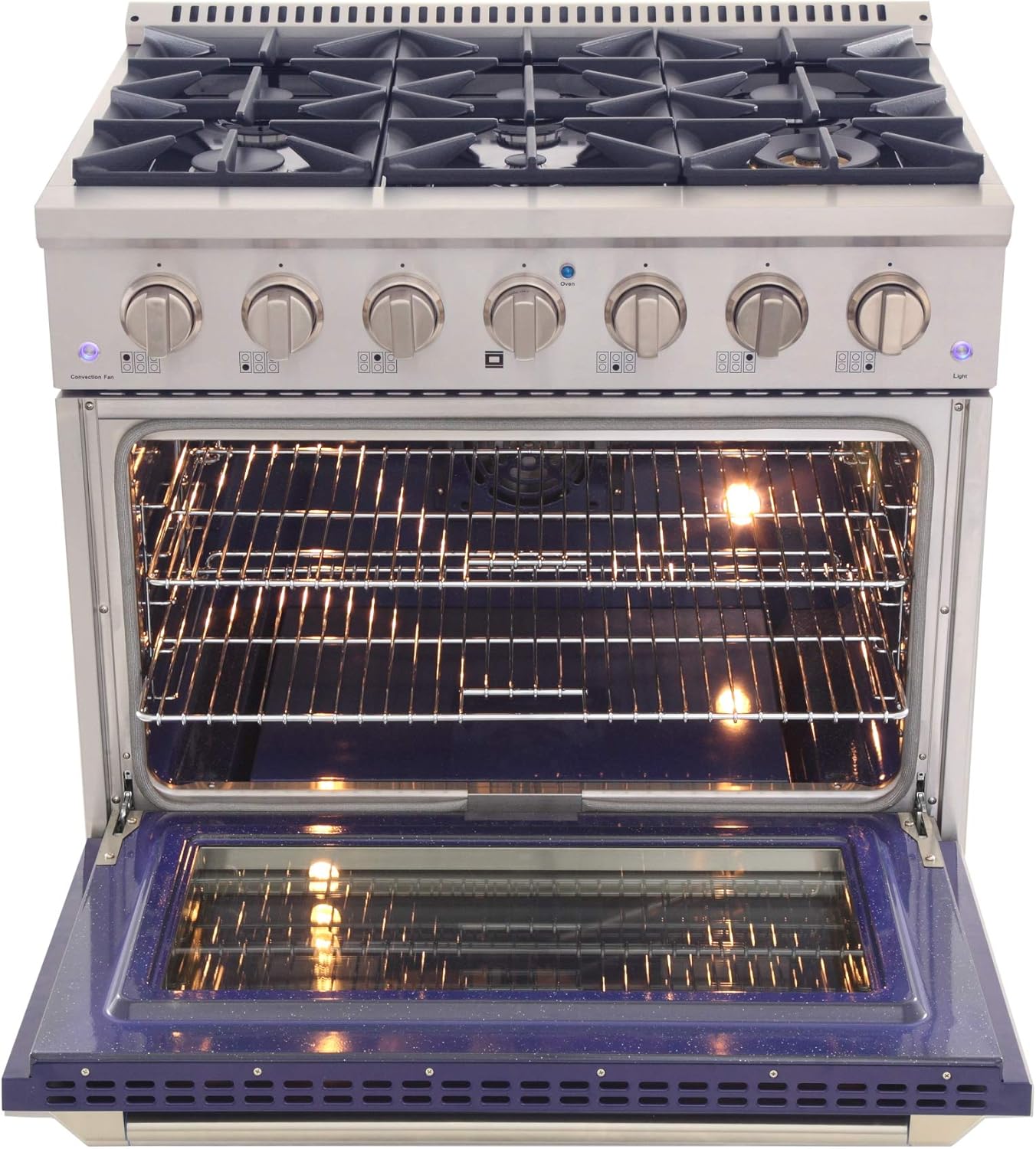 Kucht KDF362/LP-B Dual Fuel Range, Blue