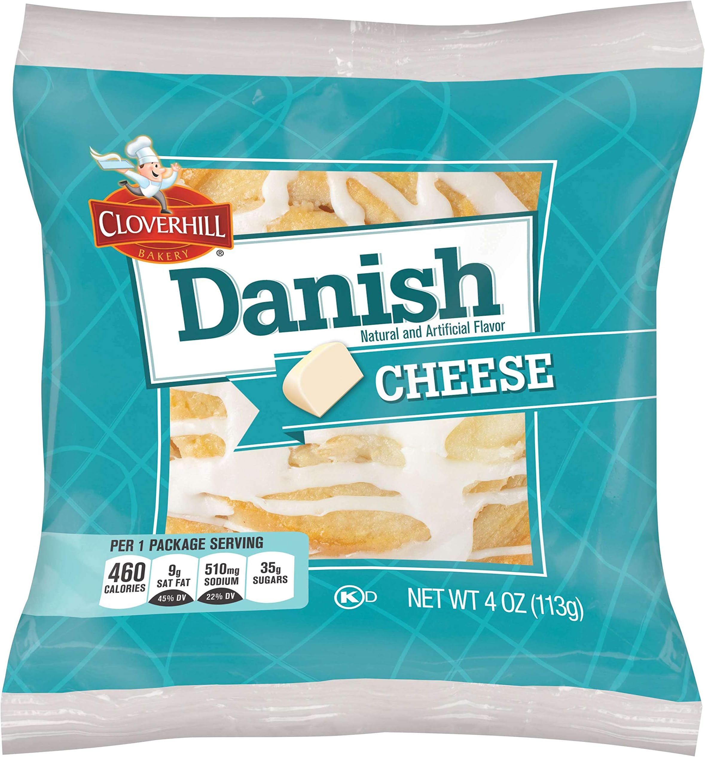 Round Cheese Danish Value Pack, Individually Packaged, Pack of 12