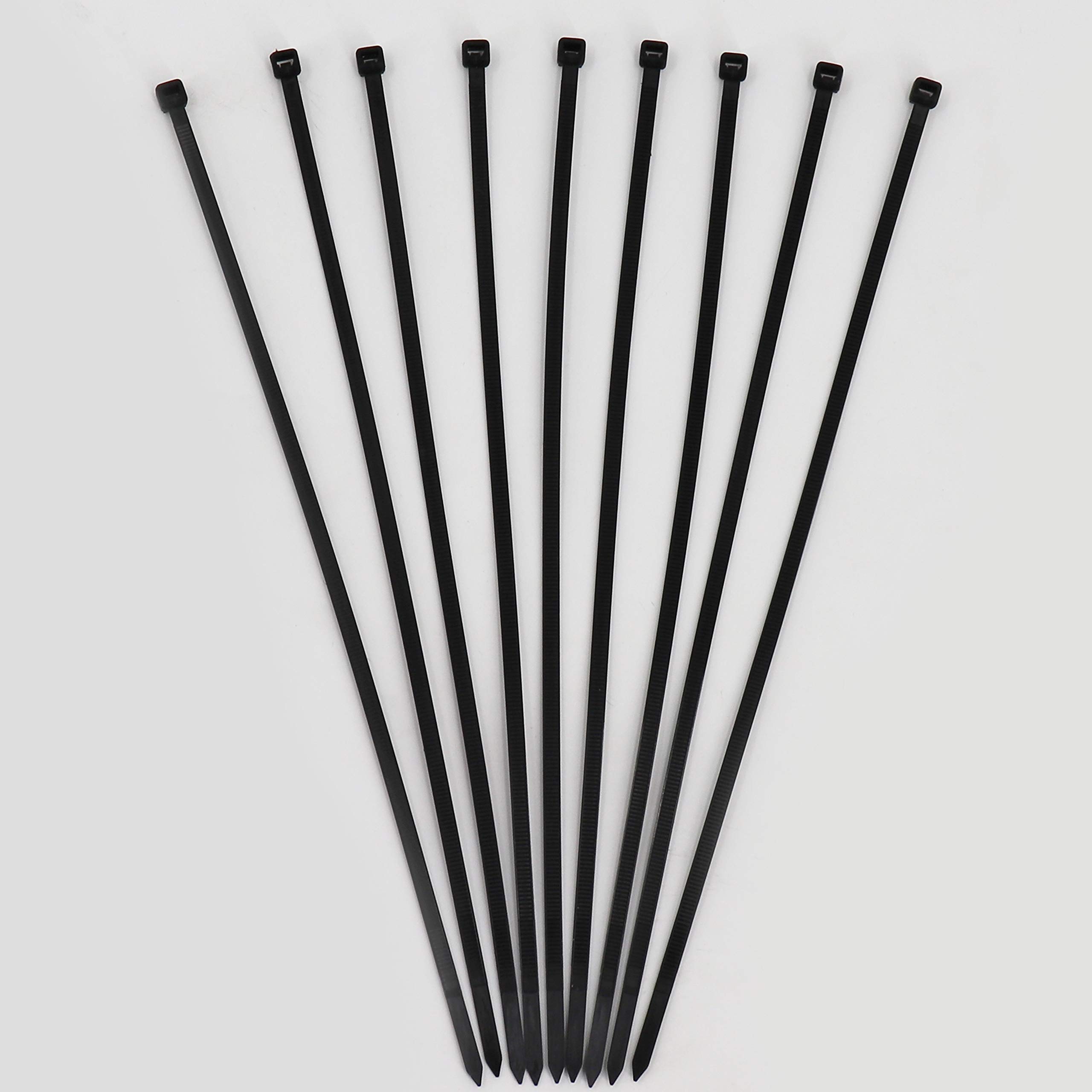 900 fascette serracavo 300mm x 4,8mm per rete ombreggiante, schermo di recinzione, telo oscurante per campo da tennis, transenna fissa