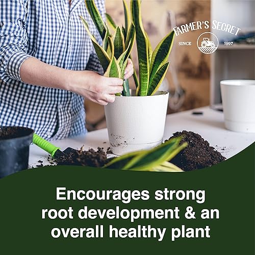 Miniatura 4 de Farmer's Secret - Alimento líquido para plantas de serpiente - Fortalece las raíces y fomenta el crecimiento - para plantas de interior y exterior -