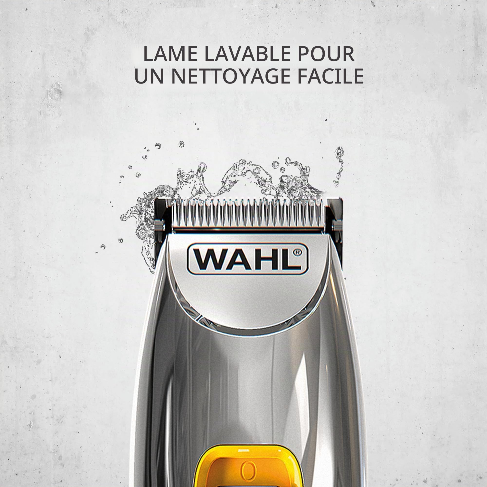 Wahl Extreme Grip Tondeuse à barbe, tondeuse à barbe pour homme, tondeuse sans fil, kit de soins pour hommes, soins de la barbe pour hommes, lames de coupe de précision