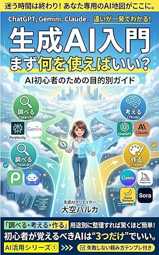 生成AI入門　まず何を使えばいい？: AI初心者のための目的別ガイド 【AI初心者】【AI入門】【AI選び方】【生成AI】【AI使い分け】 AI活用シリーズ
