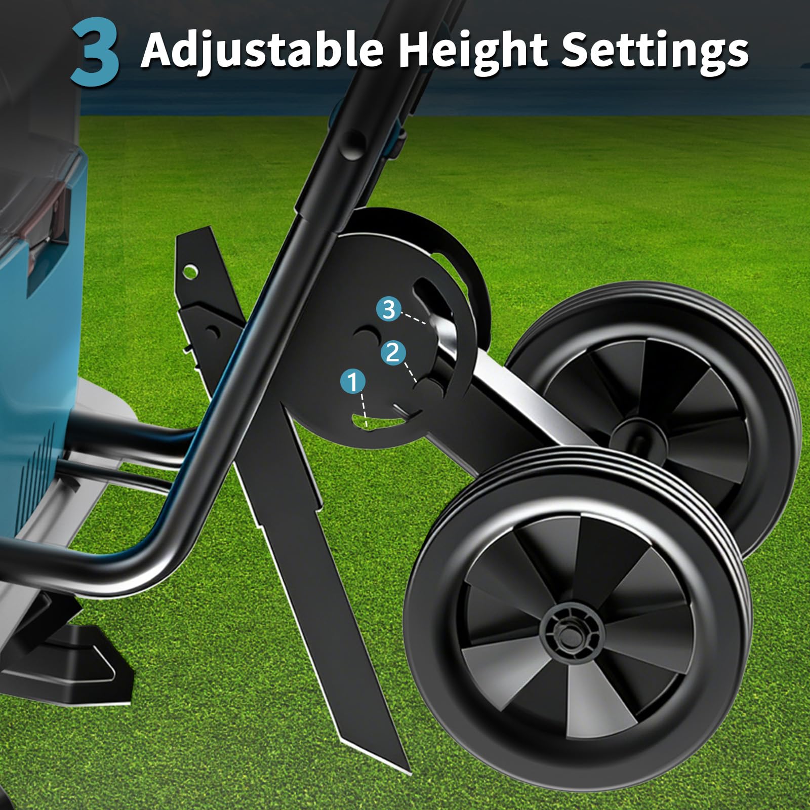 Batería de jardín para Makita batería de 18 V, fresadora eléctrica de jardín, motoazada, 36 cm de ancho de trabajo, 18 cm de profundidad de trabajo, motor sin escobillas de 1600 W (sin batería)