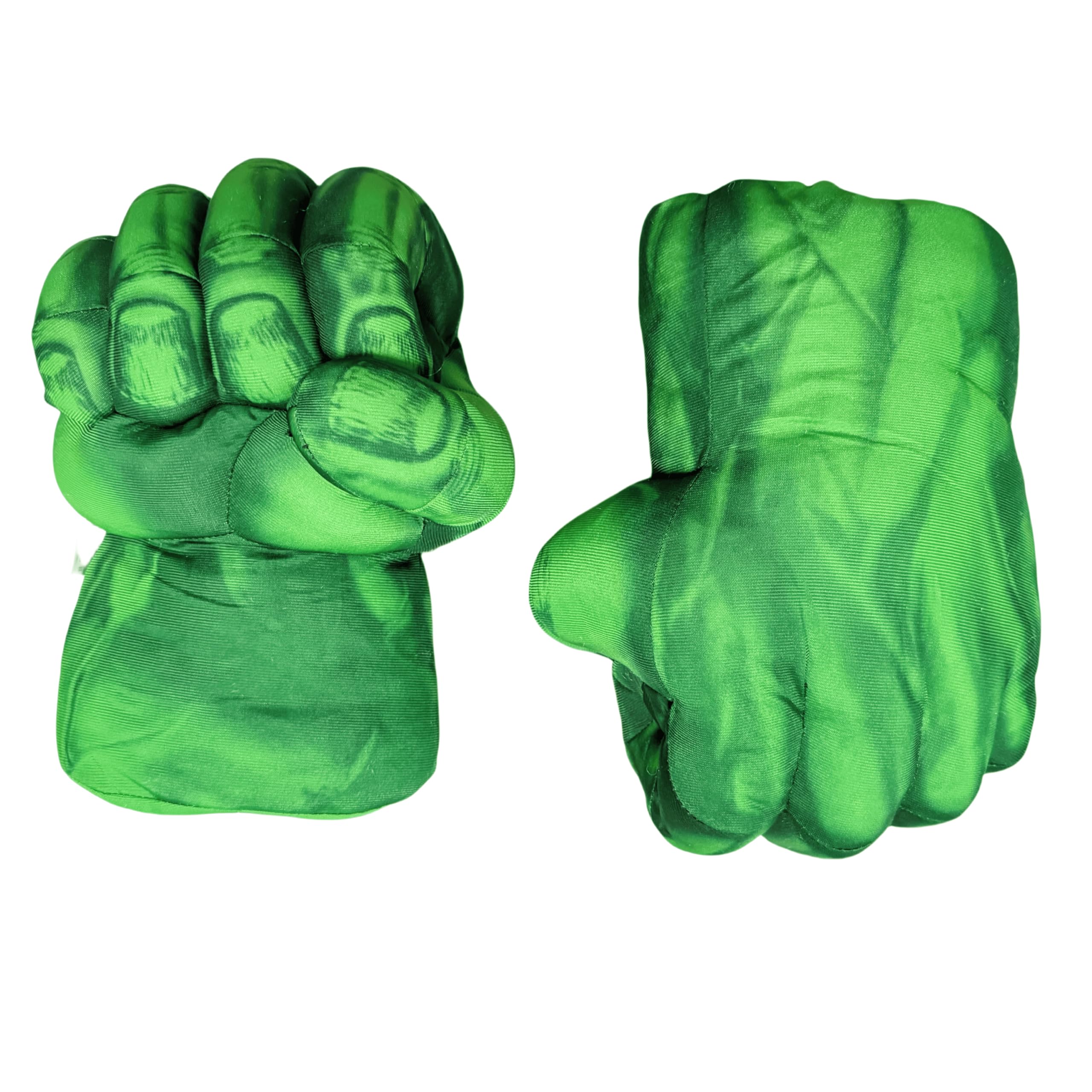 Gants de super-héros pour enfants, costumes de cosplay, poings de héros en peluche douce, cosplay, Halloween, jeu de rôle pour anniversaire, Noël pour garçons et enfants (vert)