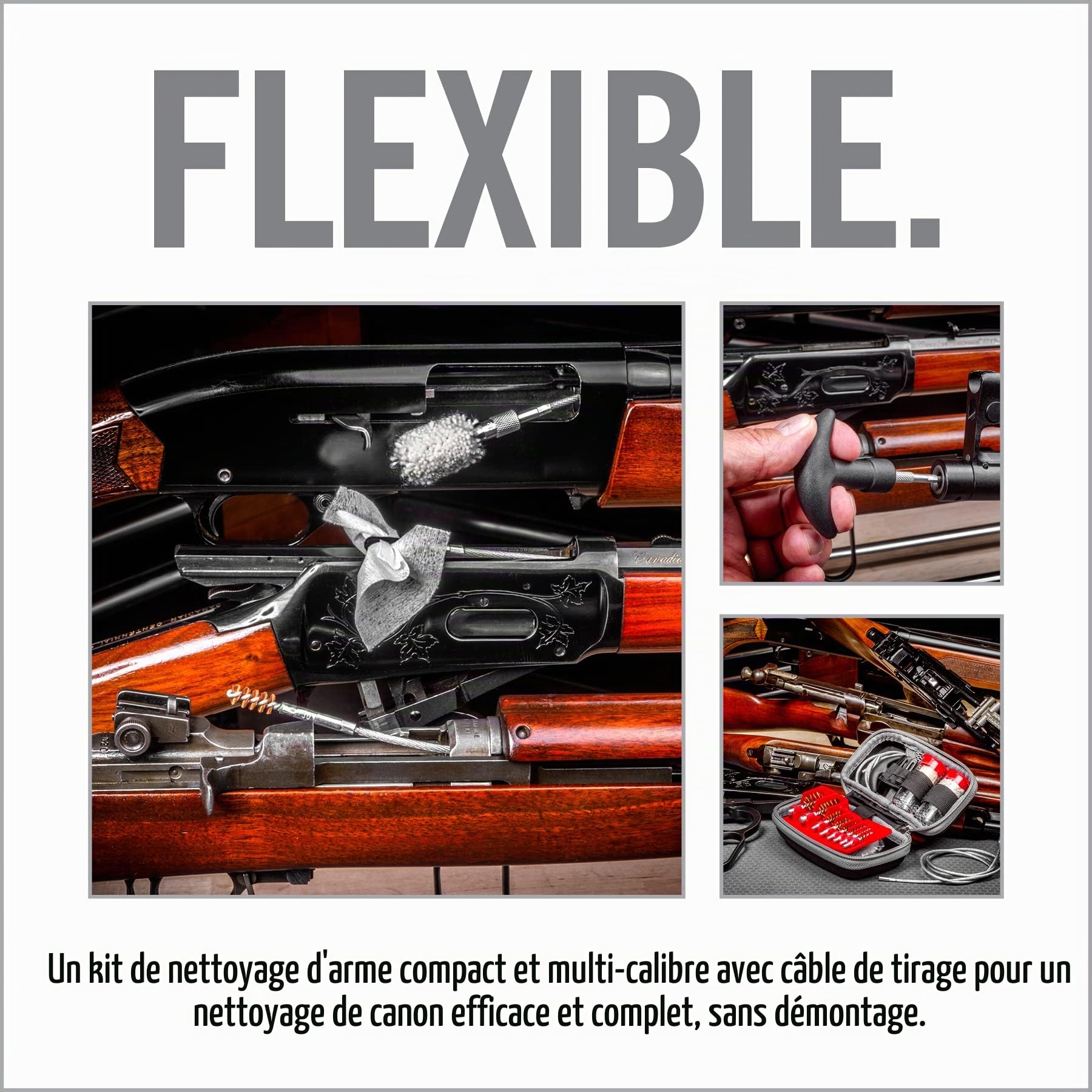 Real Avid AVGCK310-U Accessoire de Nettoyage d'arme Mixte, Gris, no Size