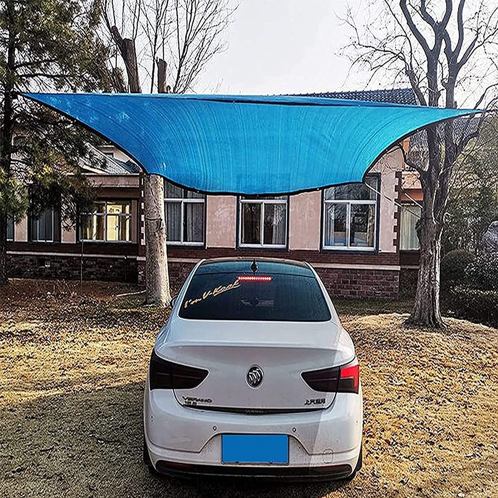 Filet d'isolation en tissu bleu pour cour intérieure, filet d'ombrage anti-âge pour serre agricole, voile d'ombrage pratique pour l'industrie de l'élevage, 5,5 x 5,5 m