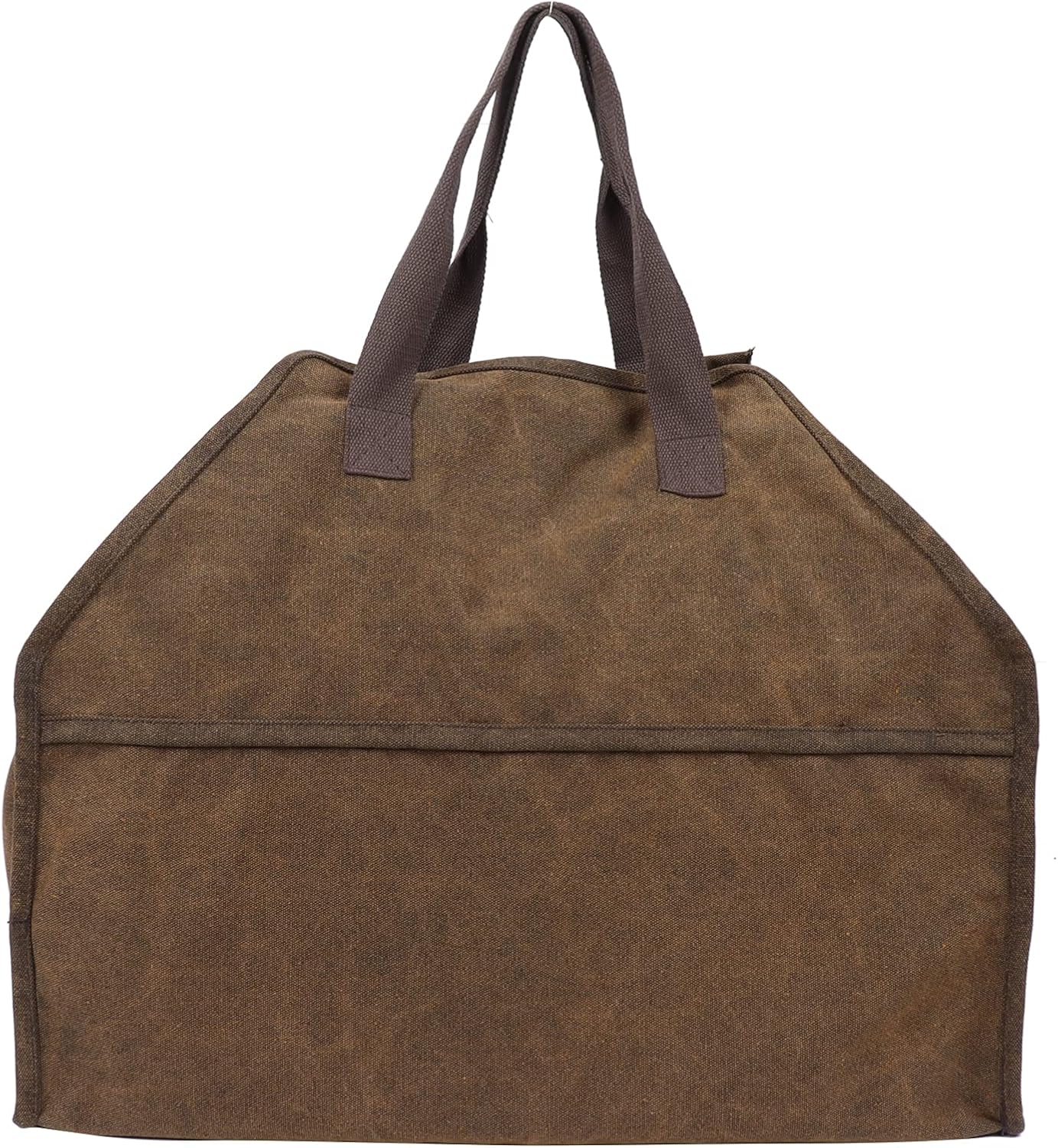 Portable Canvas Log Carrier - Firewood Storage Tote Bag for Fireplace Accessories - Organizer for Home and Outdoor