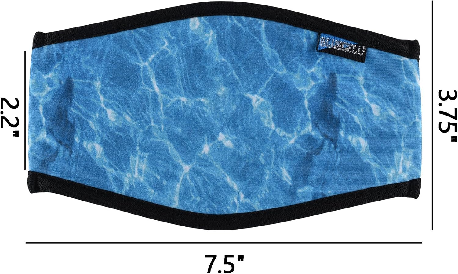 Bluecell 2pcs Ocean Pattern Neoprene Diving Mask Strap Cover (Ocean) : Sports & Outdoors