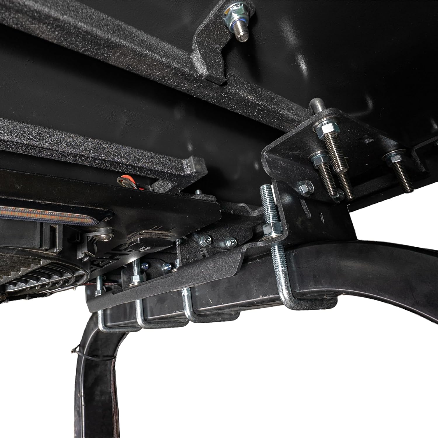 Zero-Turn Mower Canopy with Cooling Fan & LED Lights – Stay Cool & Protected While You Mow – Fits Most Zero-Turn Mowers (Black)