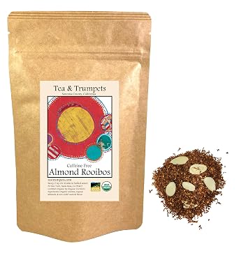 USDA Organic Almond Rooibos Loose Leaf Red Tea 8 oz