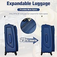 Amazon.com | Ochangqi Lightweight Expandable Softside Luggage Sets