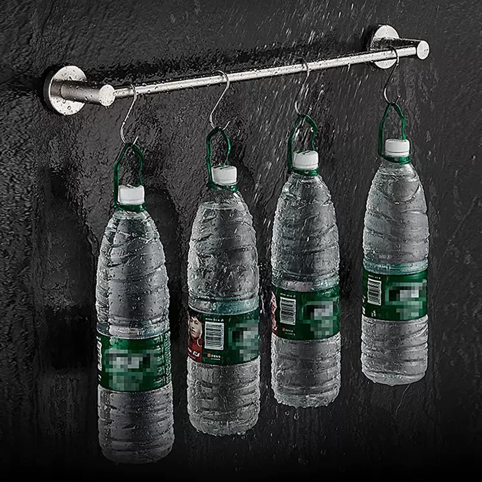 Portasalviette Rotondo in Acciaio Inossidabile, Portasalviette Singolo a Parete per Bagno e Cucina, Appendiabiti a Torre Finitura Argento Lucido, Multi-Dimensione 30cm-120cm Opzionale (Dimen