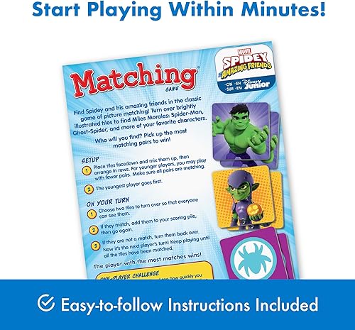 Miniatura 5 de Wonder Forge Juego de memoria de Disney Frozen 2 para niñas y niños, Marvel., Multi Color