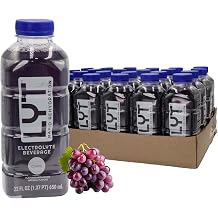 LYT Rapid Rehydration, Electrolyte Beverage, 22 fl. oz., 24 pack, 5 Essential Minerals Help Replenish Electrolytes, 1 Case - Delivered by Waterpallets 22 fl oz Grape