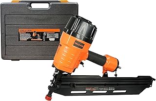 Valu-Air 9021C 21 Degree 3-1/2" Full Round Head Framing Nailer with Carrying Case and Interchangeable Trigger, Tool-Free Depth Adjust, and No Mar Tip