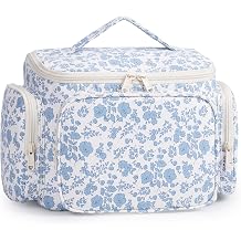 Narwey Hanging Travel Toiletry Bag for Women, Large Makeup Bag, Wide Open Cosmetic Bag, Multiple Organized Pocket, Wet Pocket for Towel, Portable Bathroom Travel Bag for Toiletries, Essentials