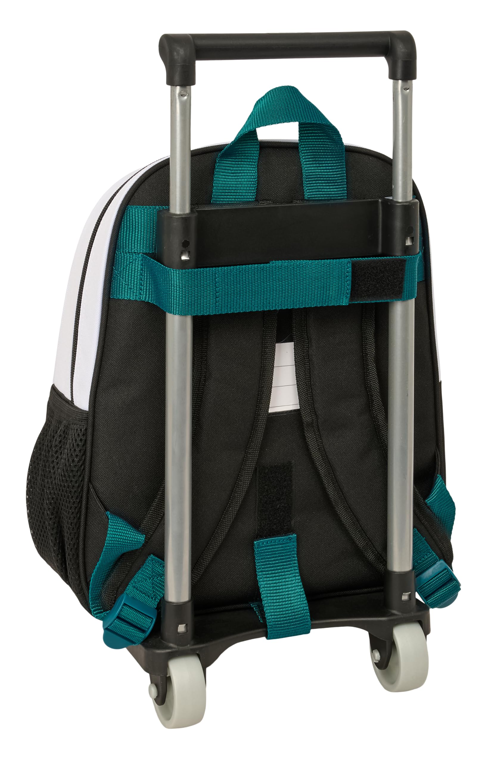 Safta REAL MADRID EQUIPACIÓN 26/27 - Mochila Infantil con Carro 705, Ideal para Niños de Diferentes Edades, Cómoda y Versátil, Calidad y Resistencia, 28x10x34 cm