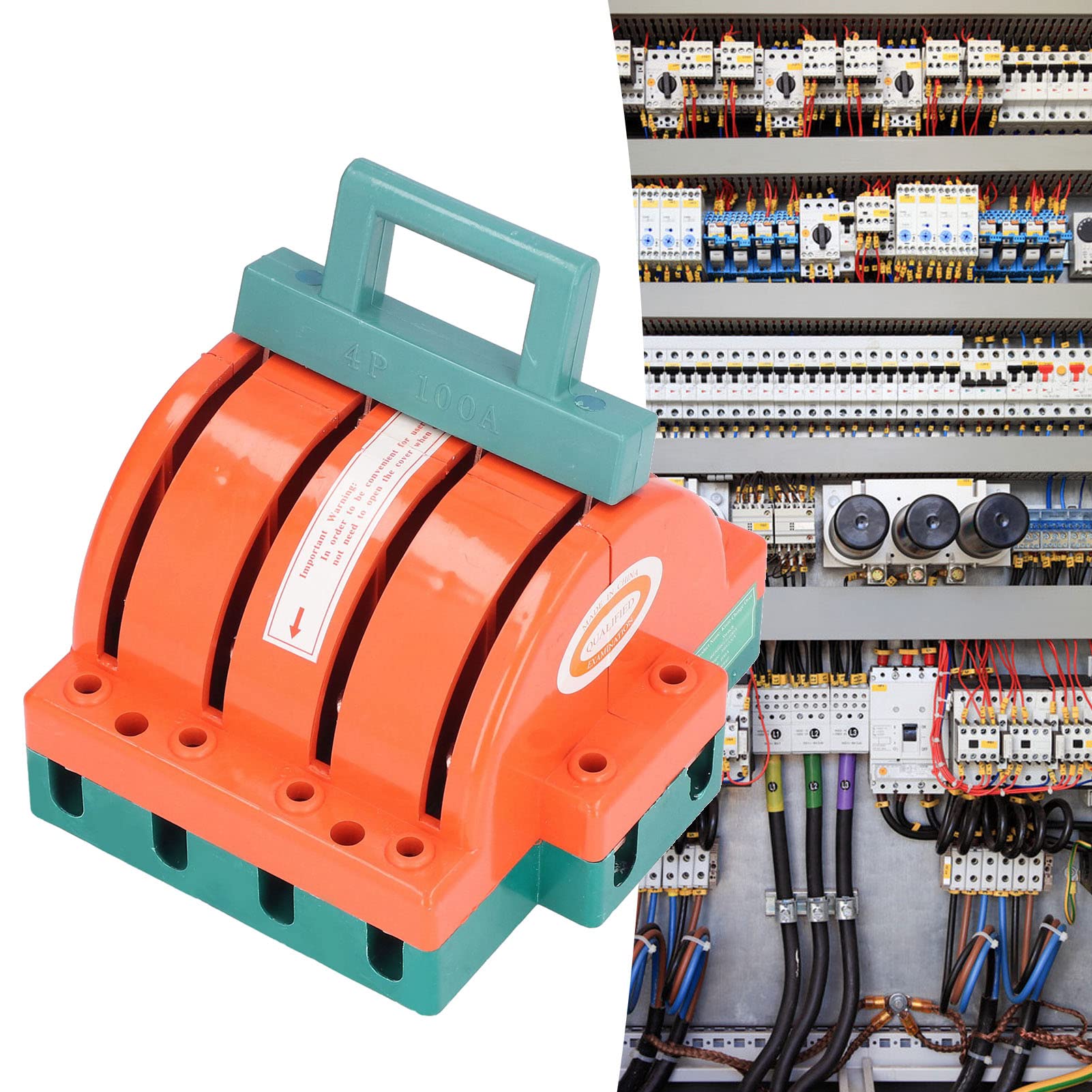 Sezionatore a Coltello Elettrico Educativo Educativo per Laboratorio di Fisica 100A 380V 4 Poli Doppio Tiro Disconnessione Coltello Elettrico