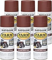 Vista 66 de Rust-Oleum Farm & Implement 280176 - Pintura esmaltada, galón, naranja (Allis Chalmers Orange)
