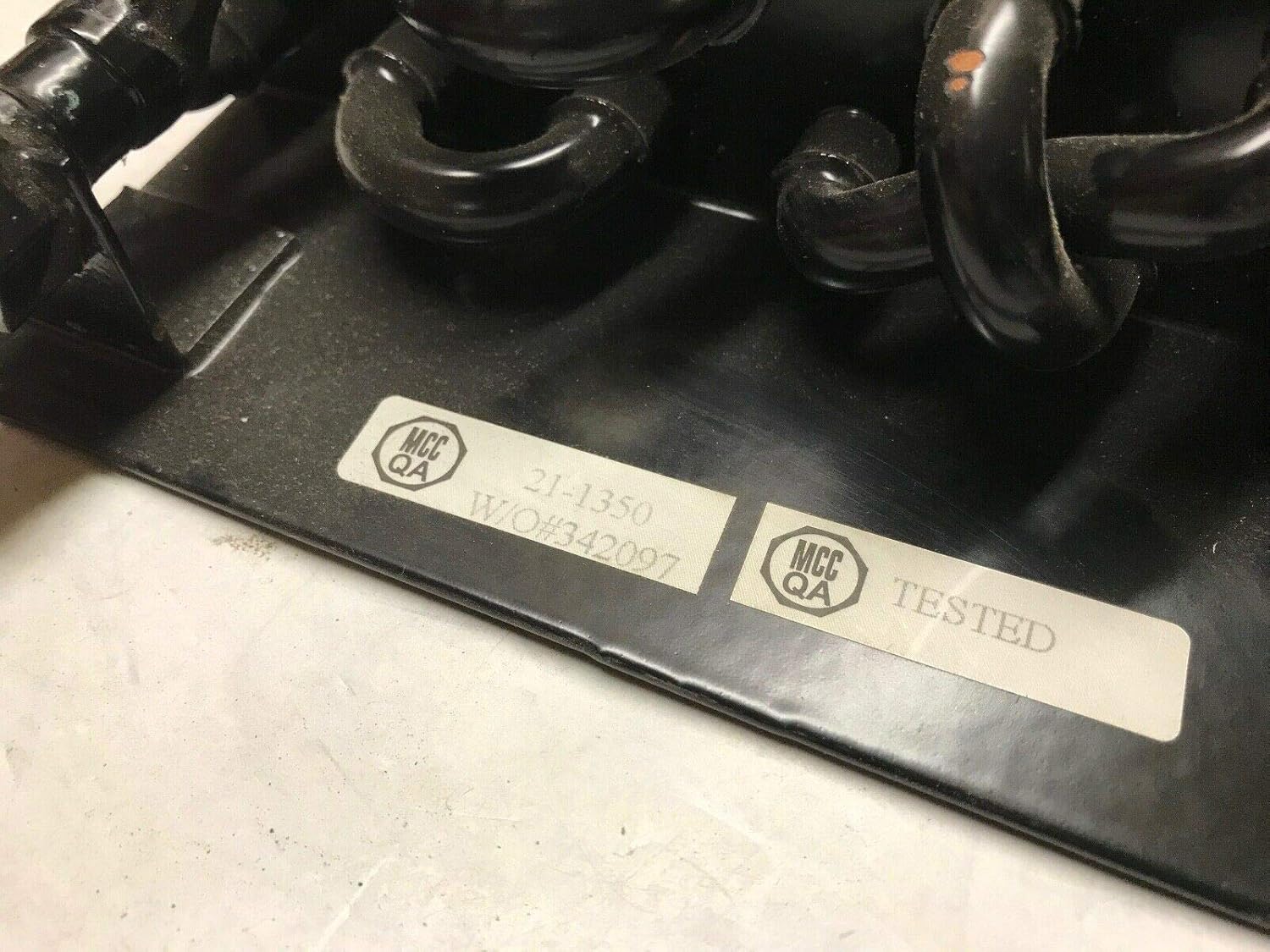 MCC Condenser 21-1350 QA label