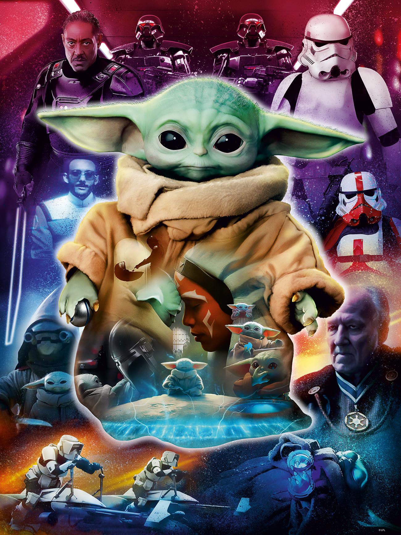 Amazon.com: Ravensburger Star Wars - The Mandalorian: Grogu's