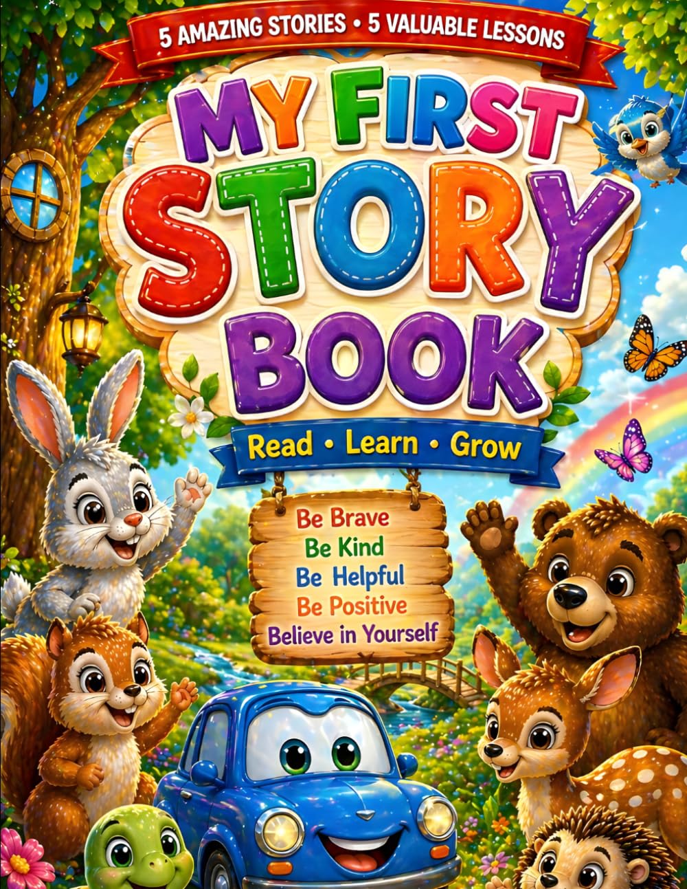 My First Story Book: 5 Amazing Stories for Kids | Learn Kindness, Courage & Confidence