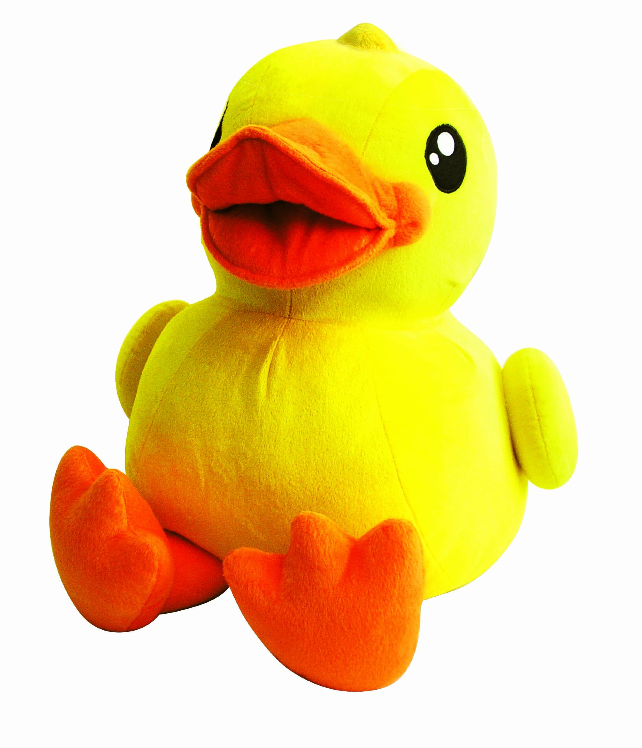 B Duck Giant 40cm 16 Yellow Plush Duck With Orange Desertcart INDIA