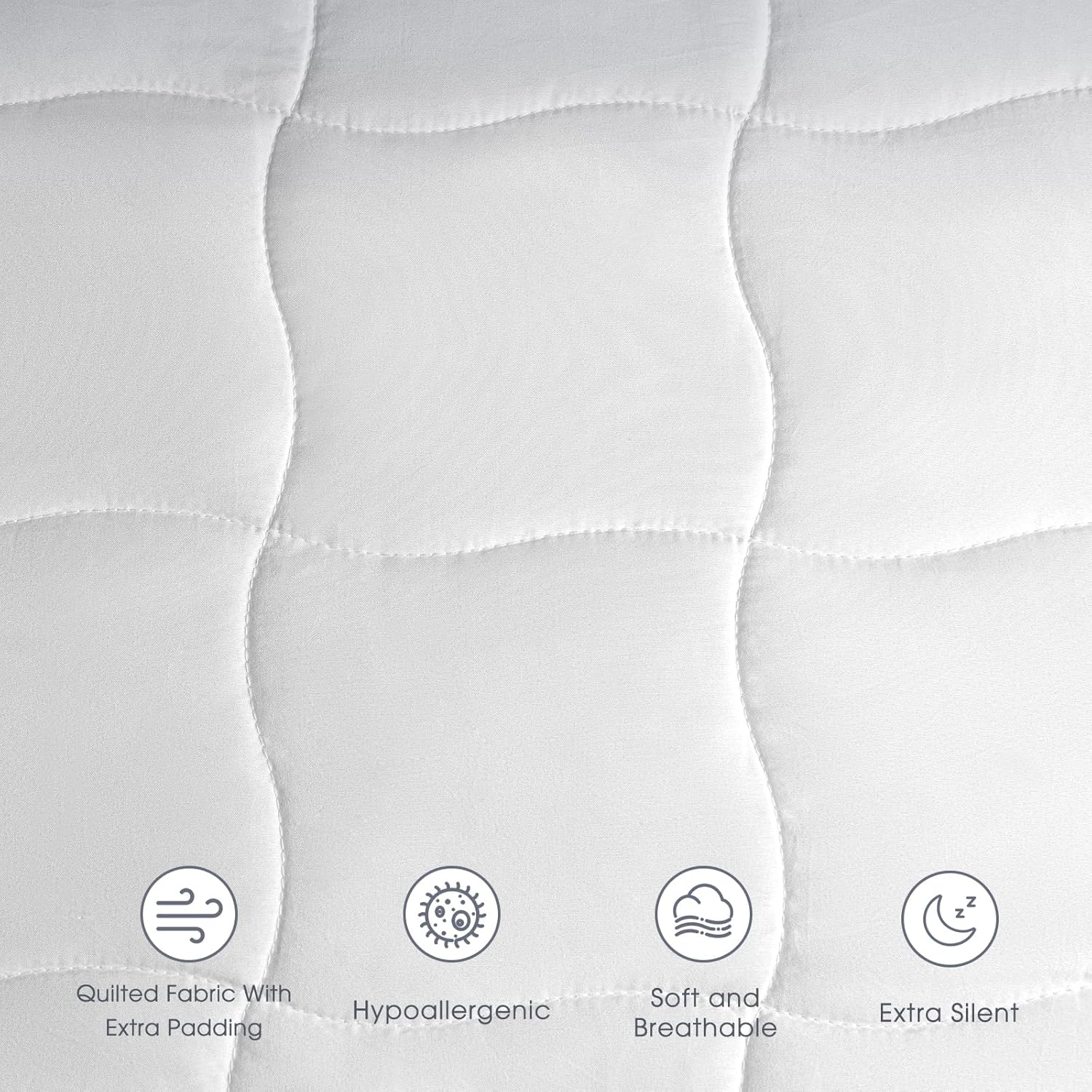 Queen Size Multi Zone Electric Heated Mattress Pad - Bed Warmer with Memory & Preheat Functions, 10 Heat Settings Dual Control for 1-12 Hours Auto Off, Lighted Button - Image 7