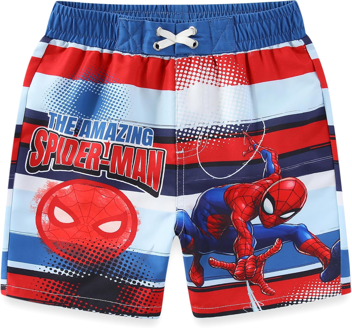 Marvel Avengers Boys UPF 50+ Swim Trunks Bathing Suit for Toddler and Big Kids