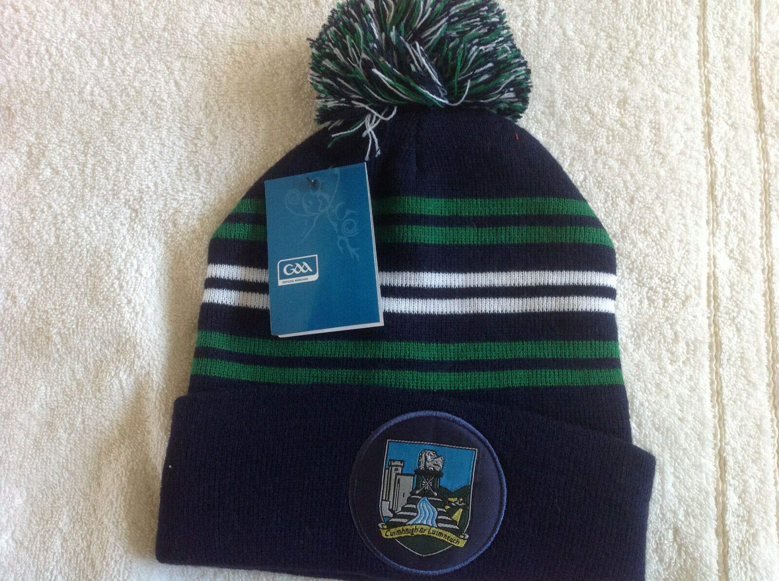 LIMERICK Official GAA All Ireland County Home style bobble hat very rare