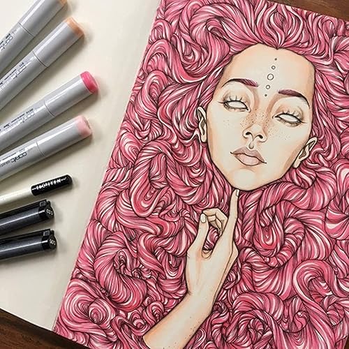 Miniatura 4 de Pantheon Bundle con los 4 tamaños de cuadernos de bocetos Leda de alta calidad, incluyendo tamaño A4 extragrande, 10 x 7 pulgadas, tamaño A5 mediano