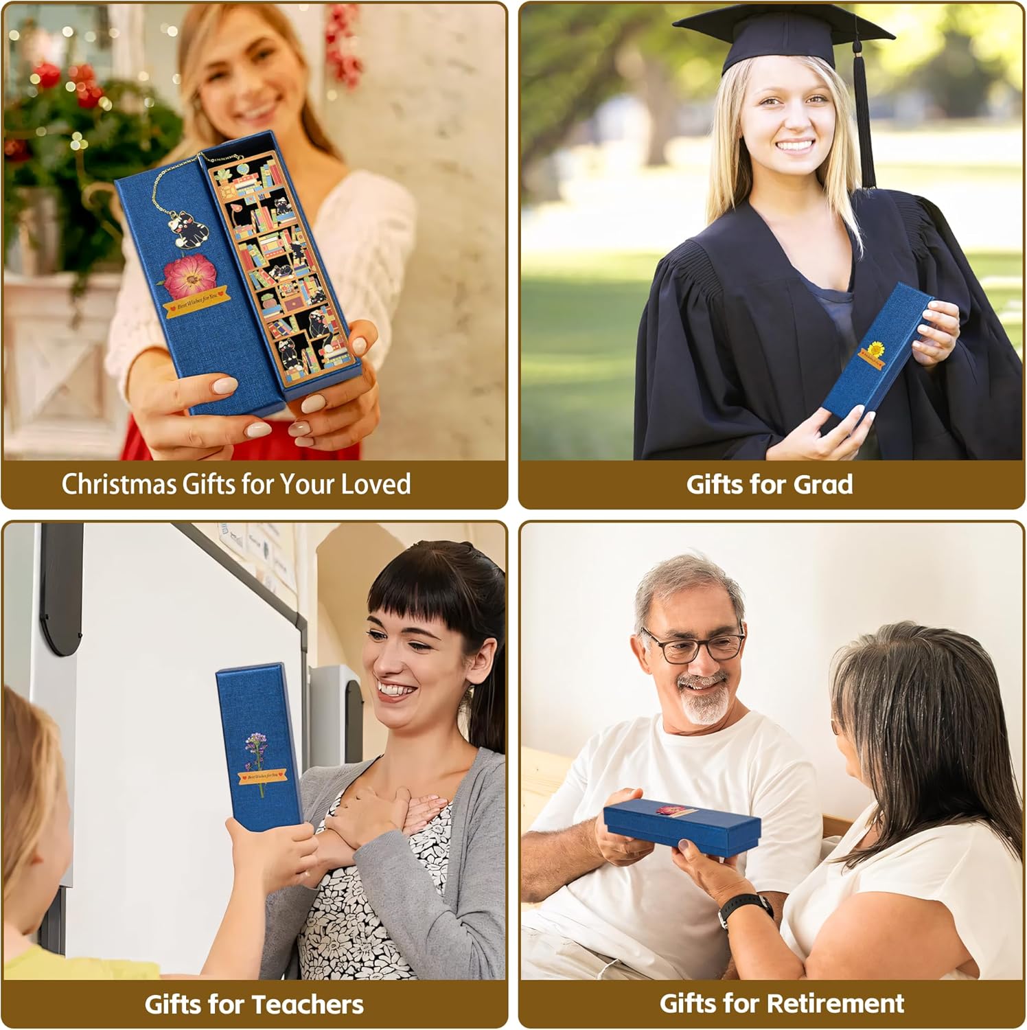 Black Cat Metal Bookmark with Charm and Gift Box, Valentine Gifts, Gifts for Lover, Teacher, Graduation, Women, Reader, Book Lover, Cat Themed Party, Wife, Mom - Image 5